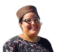 Chechia Kufi marron - Chapeau musulman homme, bonnet docker, Tunisienne authentique en laine traditionnelle faite à la main 60 cm