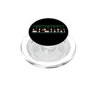 « Chechnya » - Drapeau tchétchène au Look Asphalte PopSockets PopGrip pour MagSafe
