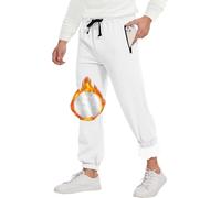 CheChury Pantalon Polaire Homme Pantalon de Sport en Polaire Pantalons de Survêtement Chaud Casual Pants Loisirs Pantalon de Jogging Hiver Coton Pantalon Décontracté Pantalons Homme Hiver Sportwear