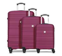 CHECK.IN Ensemble de bagages rose foncé, Taille One Size