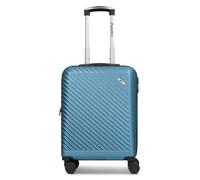 Check.In Paradise 2.0 4 roulettes Trolley de cabine S 55 cm avec soufflet d'extension bleu