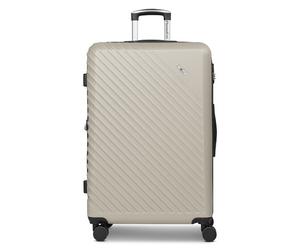 Check.In Paradise 2.0 4 roulettes Trolley L 78 cm avec soufflet d'extension blanc