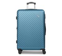 Check.In Paradise 2.0 4 roulettes Trolley L 78 cm avec soufflet d'extension bleu