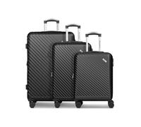 CHECK.IN Paradise 2.0 Parent, Noir , Kofferset + (3-teilig), Bagage rigide