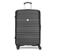 CHECK.IN Paradise Valise & Trolley | Valise Grande avec 4 roulettes Doubles 360° - en ABS-Mix, avec Serrure à Combinaison, poignée blocable et Sangle de Rangement croisée | 45 cm x 26 cm x 66 cm