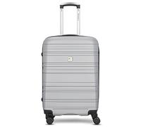 CHECK.IN Paradise Valise & Trolley | Valise Grande avec 4 roulettes Doubles 360° - en ABS-Mix, avec Serrure à Combinaison, poignée blocable et Sangle de Rangement croisée | 45 cm x 26 cm x 66 cm