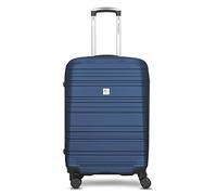 CHECK.IN Paradise Valise & Trolley | Valise Grande avec 4 roulettes Doubles 360° - en ABS-Mix, avec Serrure à Combinaison, poignée blocable et Sangle de Rangement croisée | 45 cm x 26 cm x 66 cm
