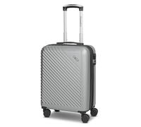 CHECK.IN Valise cabine pour homme et femme | Petite valise cabine à roulettes 38 x 22 x 58 cm en matériau ABS de qualité supérieure résistant aux chocs | Extensible et poignée télescopique | Série