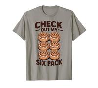 Check Out My Six Pack Rouleaux À La Cannelle Boulanger Drôle T-Shirt