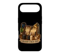 Checker Stack Crew Backgammon Stratégie Soirée Jeu Coque pour iPhone Air