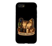 Checker Stack Crew Backgammon Stratégie Soirée Jeu Coque pour iPhone SE (2020) / 7/8