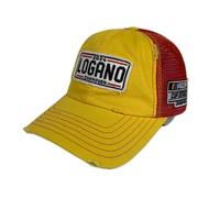Checkered Flag Sports Joey Logano #22 NASCAR 2024 Championship Casquette en maille à visière ajustable Jaune, jaune, taille unique