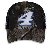 Checkered Flag Sports NASCAR 2023 Casquette camouflage pour adulte - Casquette de baseball réglable en maille pour course automobile, Kevin Harvick, taille unique