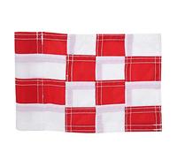 Checkered Putting Flag | Practice Green Flags for Outdoor (Red White)