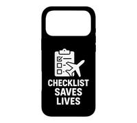 Checklist Sauve des Vies | Journée Internationale de la sécurité aérienne Coque pour iPhone 17 Pro Max