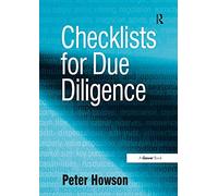 Checklists for Due Diligence Peter Howson (Auteur)