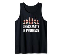 Checkmate en Cours | Drapeau Britannique | Pièces d'échecs | Échecs Britanniques Débardeur