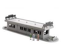 Checkpoint Charlie Wachhaus - Échelle HO (1:87) - Modèle imprimé 3D du poste frontière de Berlin de la guerre froide - Modélisme et bâtiment de diorama