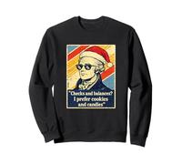Checks and Balances Alexander Hamilton Père Noël Sweatshirt