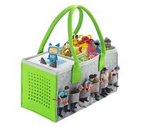Chedin Toniebox Accessoires Housse de protection Organisateur avec rangement pour figurines Ample espace Sac pour le set de démarrage Toniebox et sac de transport pour figurines Tonie (vert)