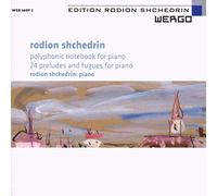 Rodion Shchedrin Polyphonic Notebook for Piano, 24 Preludes and Fugues (CD)
