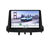 CheDux Autoradio Android 13 pour Renault Magane 3 (2008-2014), 8 cœurs 8 + 256 Go Al Système d'infodivertissement de voiture 9 pouces 2K HD Écran tactile sans fil CarPlay Bluetooth 5.0 EQ 4G LTE DSP