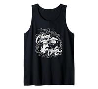 Cheech & Chong Classic Duo Smoke Logo Débardeur