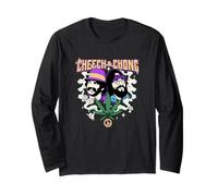 Cheech & Chong Duo Portrait Dice Peace Leaf Manche Longue