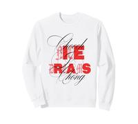 Cheech & Chong Nice Dreams Red Typography Sweatshirt