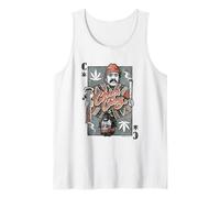 Cheech & Chong Playing Card King Character Distressed Débardeur