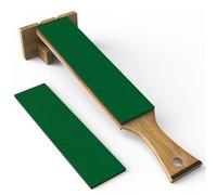 Cheefarcuut Leather Strop For Knife Sharpening Preload With Diamond Polishing Compounds,Leather Strop Kit,Double Sided Genuine Cowhide,Knife Sharpening Strop,Knife Stropping Block 13.97''x2.36''