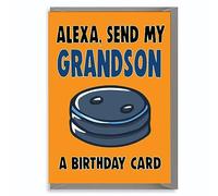 Cheeky Chops Carte d'anniversaire humoristique Alexa C656 pour petit-fils