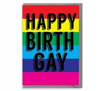 Cheeky Chops Cartes d'anniversaire humoristiques LGBT Gay - Happy Birthgay L5