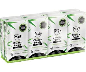 Cheeky Panda Mouchoirs en Papier - Lot de 8 Paquets Individuels - 8 sachets
