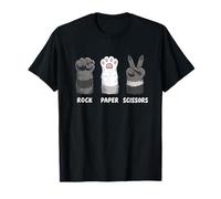 Cheeky Raccoon Paws Rock Paper Ciseaux T-Shirt