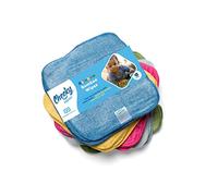 Cheeky Wipes Lot de 25 lingettes réutilisables en bambou et coton éponge pour bébé Multicolore