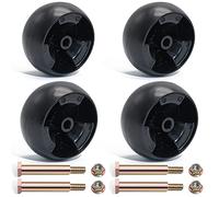 CheeMuii Lot de 4 roues de pont pour MTD Cub Cadet 734-04155 Toro 112-0677 72-025 210-275 5" avec boulons à épaulement