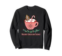 Cheer and Science Christmas Scientists Teacher Xmas Sweatshirt