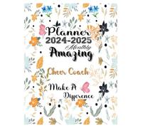 Cheer Coach Gift: Planners for Cheer Coach: Two Years Monthly Planner & Personal Appointment Scheduler, Logbook with 24 Months Calendar