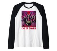 Cheer Coven Cheerleading Cheerleader Coach Spooky Scary Scary Girl Manche Raglan