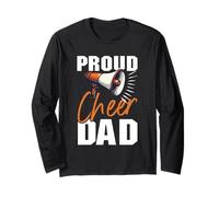 Cheer Dad Cheerleading Fête des pères Manche Longue