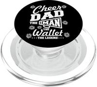 Cheer Dad Man Portefeuille avec Citation légende de Pom-Pom Girl PopSockets PopGrip pour MagSafe