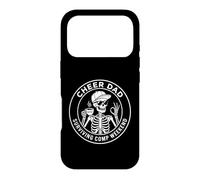 Cheer Dad Surviving Comp Weekend Skeleton Coffee Fathers Day Coque pour iPhone 17 Pro