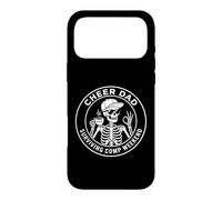 Cheer Dad Surviving Comp Weekend Skeleton Coffee Fathers Day Coque pour iPhone 17 Pro Max