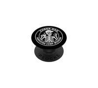 Cheer Dad Surviving Comp Weekend Skeleton Coffee Fathers Day PopSockets PopGrip Adhésif