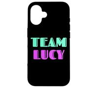 Cheer for Lucy, Show Support Be on Team Lucy 90s Style Coque pour iPhone 16
