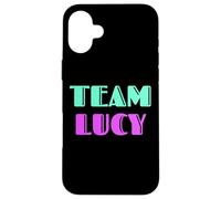 Cheer for Lucy, Show Support Be on Team Lucy 90s Style Coque pour iPhone 16 Plus