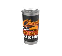 Cheer Like No One Is Watching Love Cheerleading Gobelet isotherme en acier inoxydable double paroi