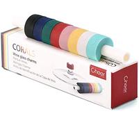 CHEER MODA Marqueurs de verre - reconnaisseurs de verre à vin multicolores - Breloques réutilisables pour cocktails, martins, flûtes à champagne