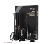 CHEER MODA Matrix Coffret Accessoires pour Le vin avec Tire-Bouchon électrique, Aérateur/Verseur électrique, Bouchon de Conservation Automatique et Coupe-Capsule